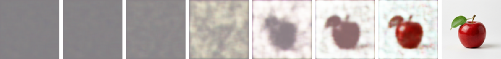 Evolution of the apple over 150,000 evaluations
